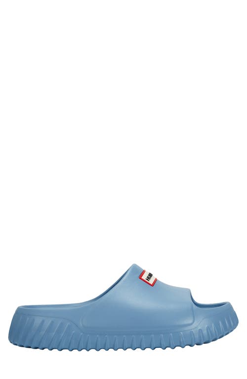 Hunter Finn Slide Sandal In Light Blue