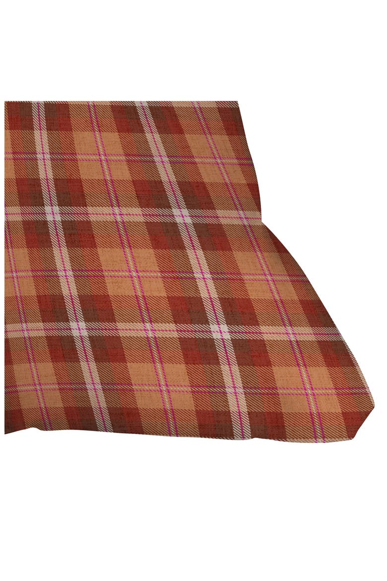 Glen Plaid Throw Pillow, Alternate, color, GLEN PLAID PEACH