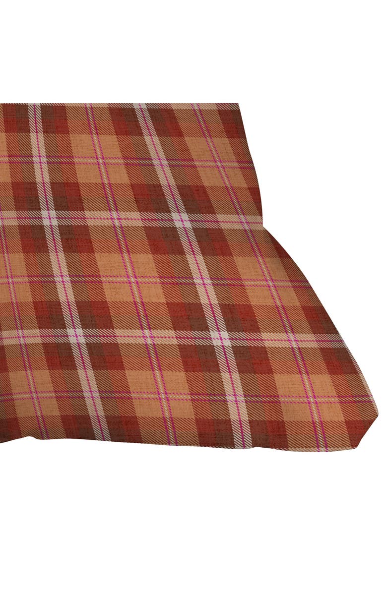 Deny Designs Glen Plaid Throw Pillow, Alternate, color, Glen Plaid Peach