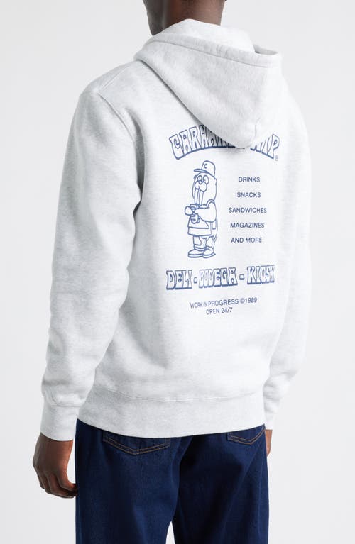 Carhartt Work In Progress Sandwich Graphic Hoodie In Gray