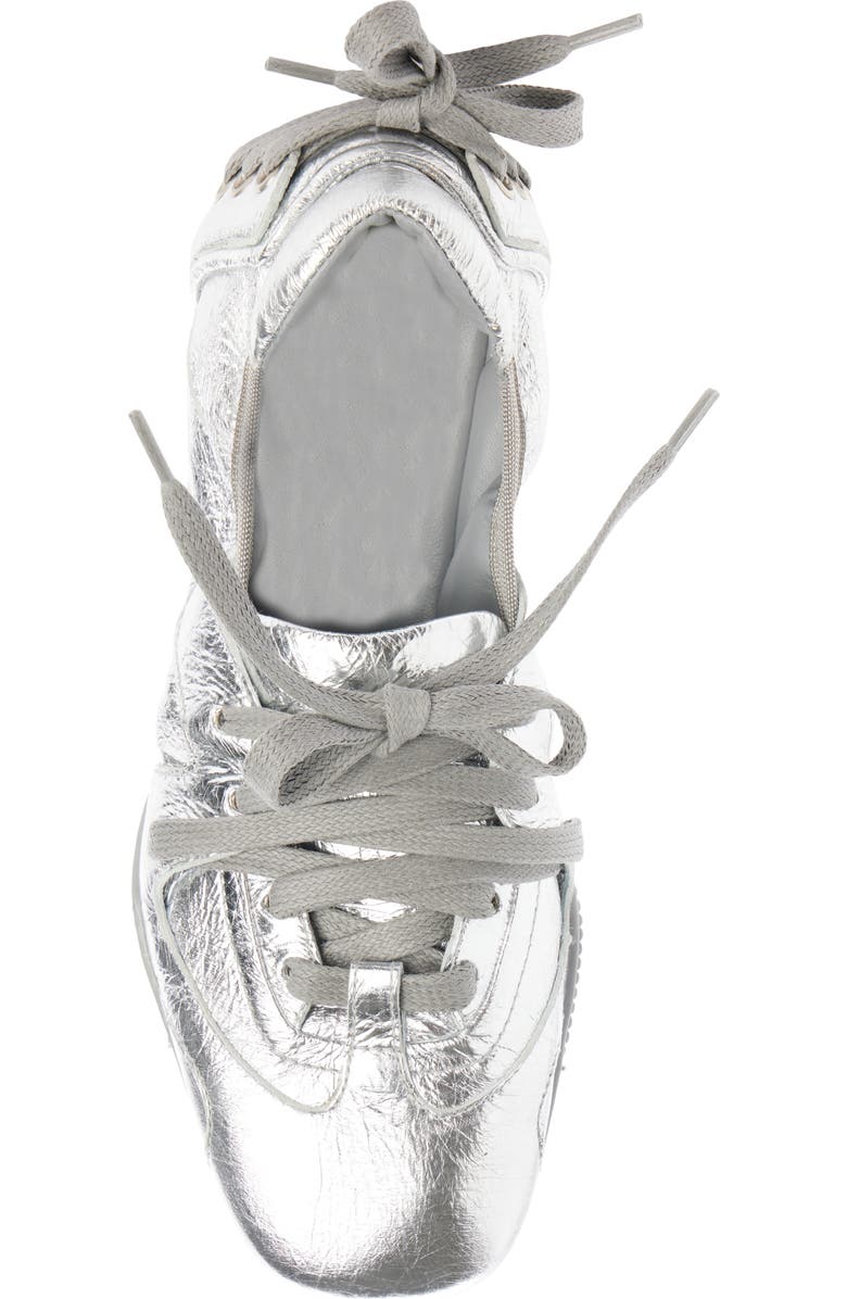 Acne Studios Bilaria Metallic Leather Low Top Sneaker, Alternate, color,