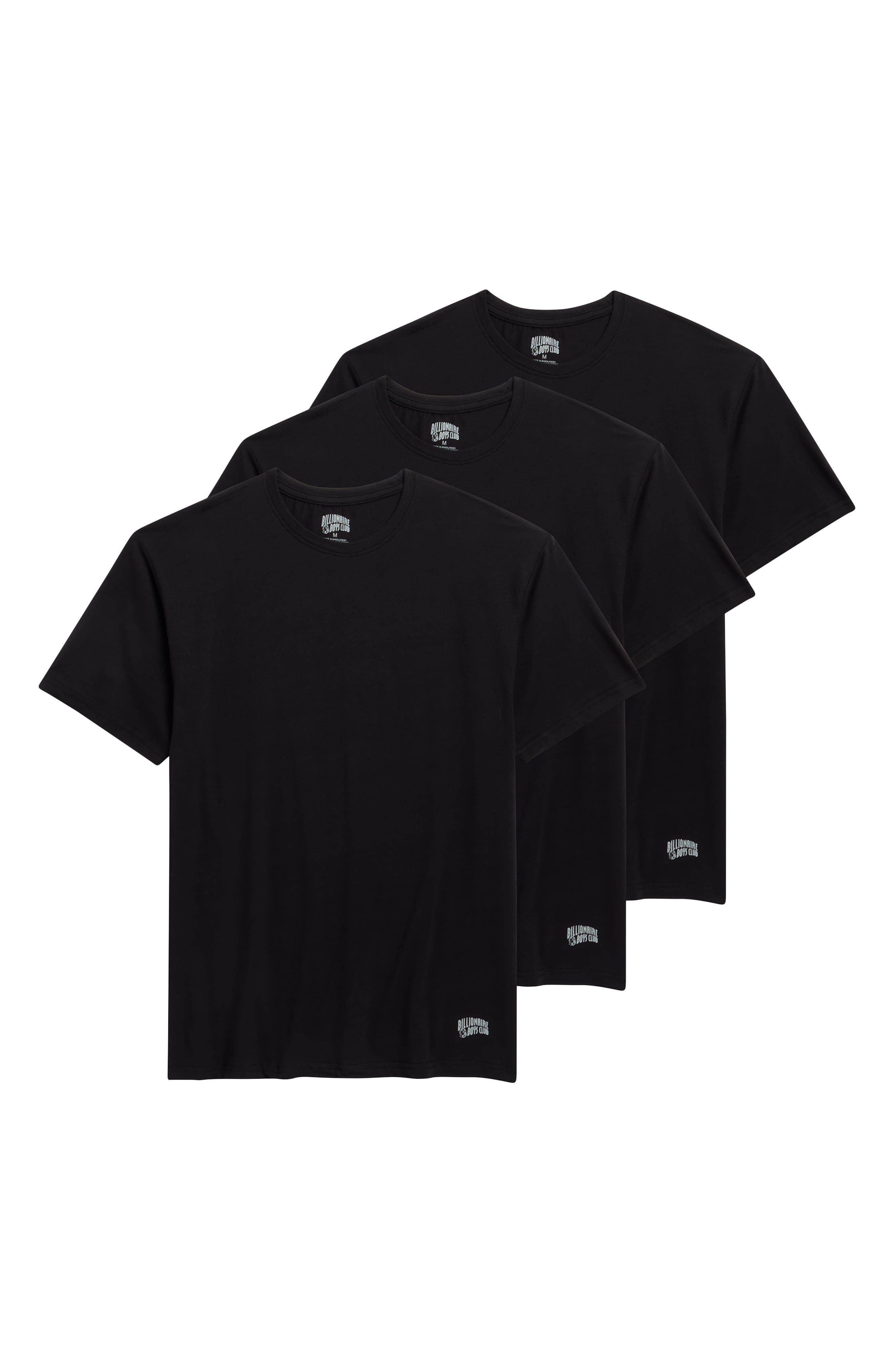 Billionaire Boys Club 3-Pack Stretch Cotton Knit T-Shirt