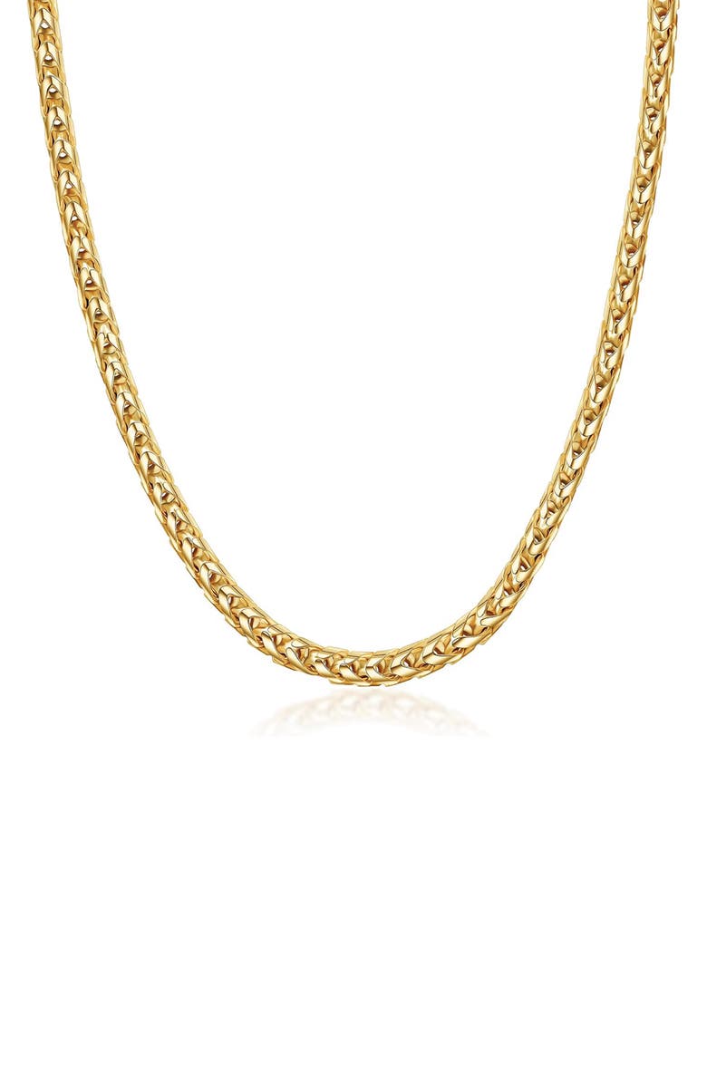BEST SILVER Palma Chain Necklace, Main, color, Gold