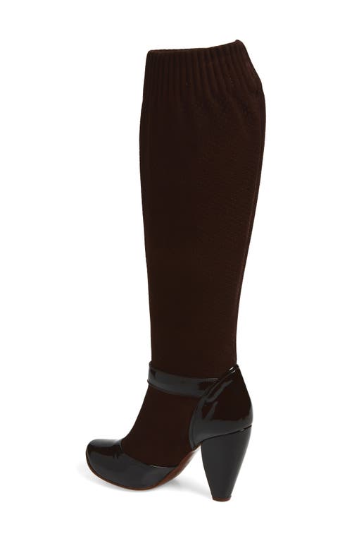 Marc Jacobs Platform Slouch Boot In Brown