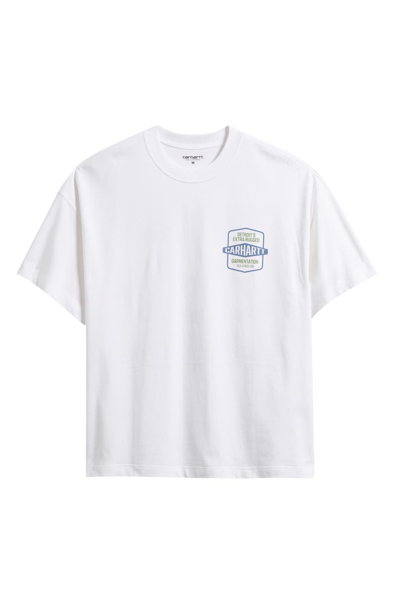 Carhartt Work In Progress Networks Oversize Organic Cotton Graphic T-Shirt, Alternate, color, White