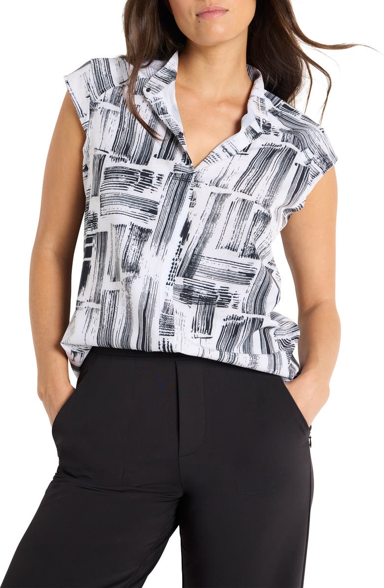 NZ ACTIVE by NIC+ZOE City Blocks Tech Stretch Polo, Main, color, 