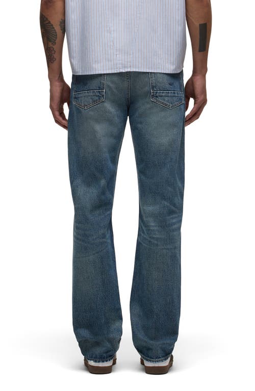 Hudson Wes Classic Straight Fit Jeans In Ranger Blue In Blue