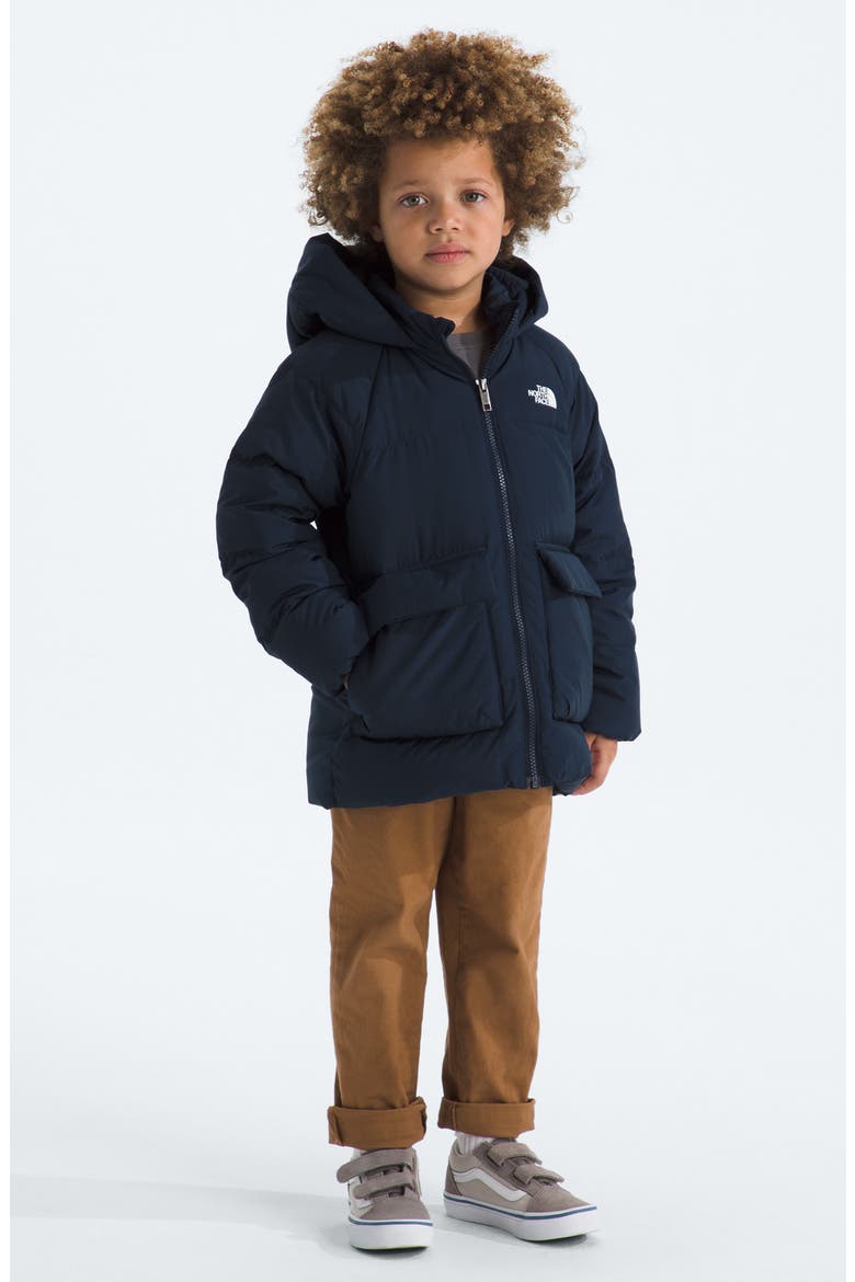 Kids' North Down Fleece Lined Short Parka, Alternate, color, SUMMIT NAVY SUMMIT N