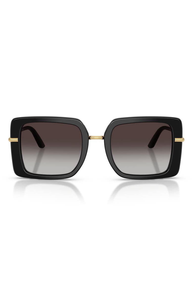 Dolce&Gabbana 52mm Gradient Square Sunglasses, Main, color, 