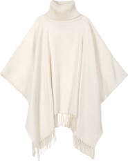 Lauren Ralph Lauren Turtleneck Woven Ruana