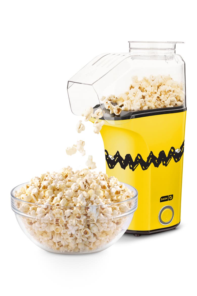 Peanuts x Dash Fresh Pop Popcorn Maker, Alternate, color, YELLOW/ BLACK