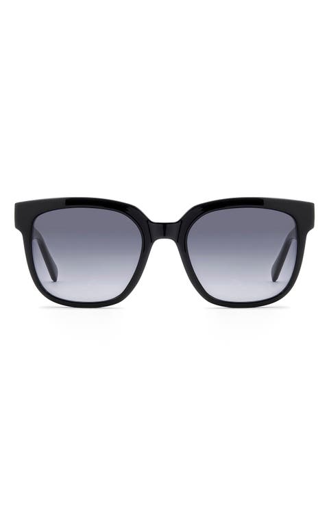 54mm Gradient Square Sunglasses