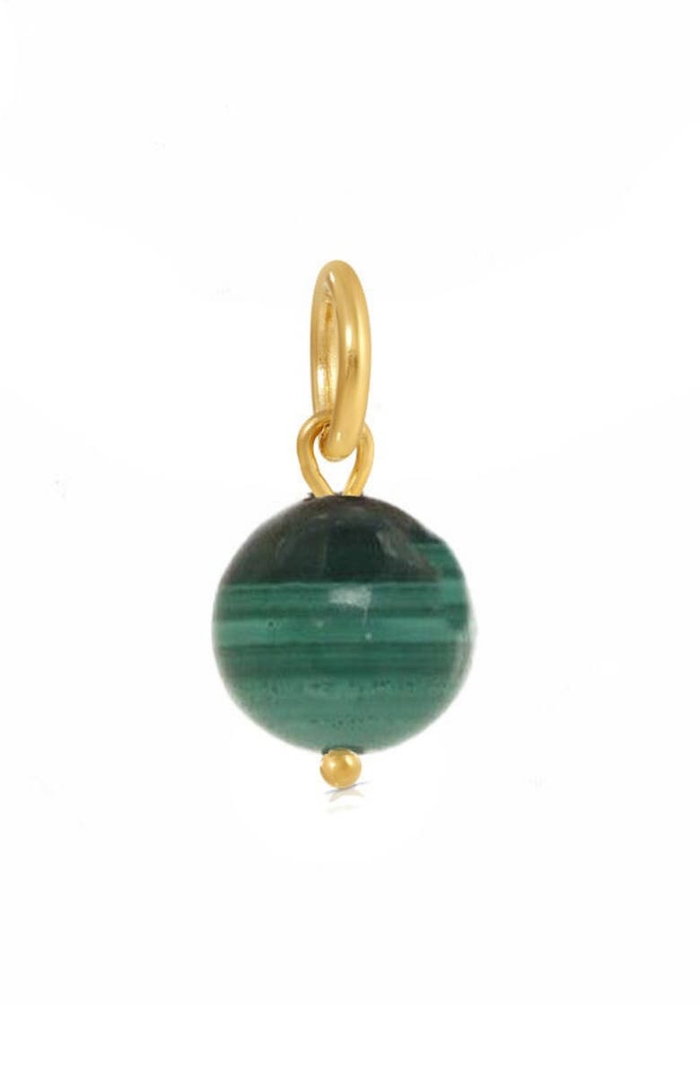 KOZAKH Malachite Charm, Main, color, Gold