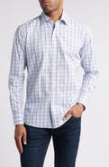 Peter Millar Crown Crafted Chipping Plaid Button-Up Shirt