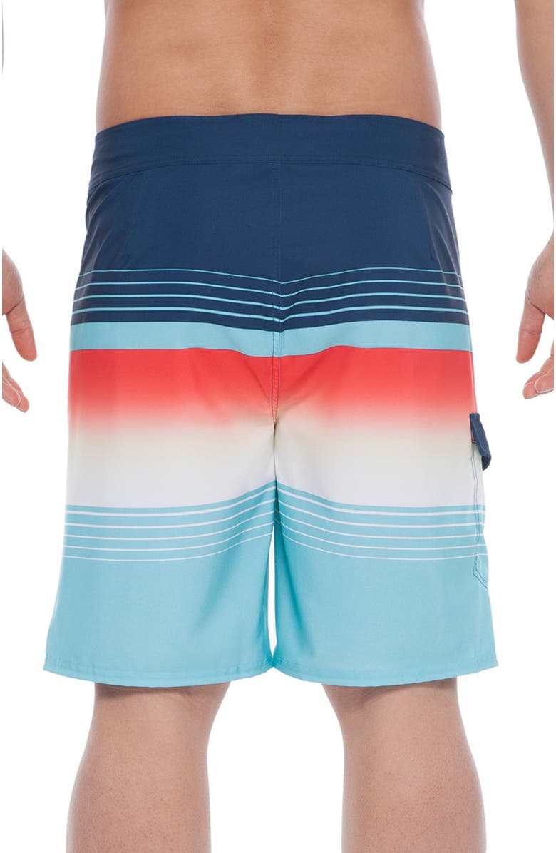 Rokka&Rolla 4-Way Stretch Performance Board Shorts, Alternate, color, Hawaiian Slush