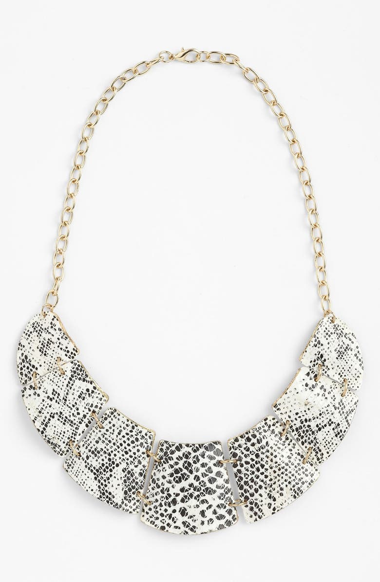 NATASHA Couture Python Collar Necklace, Main, color,