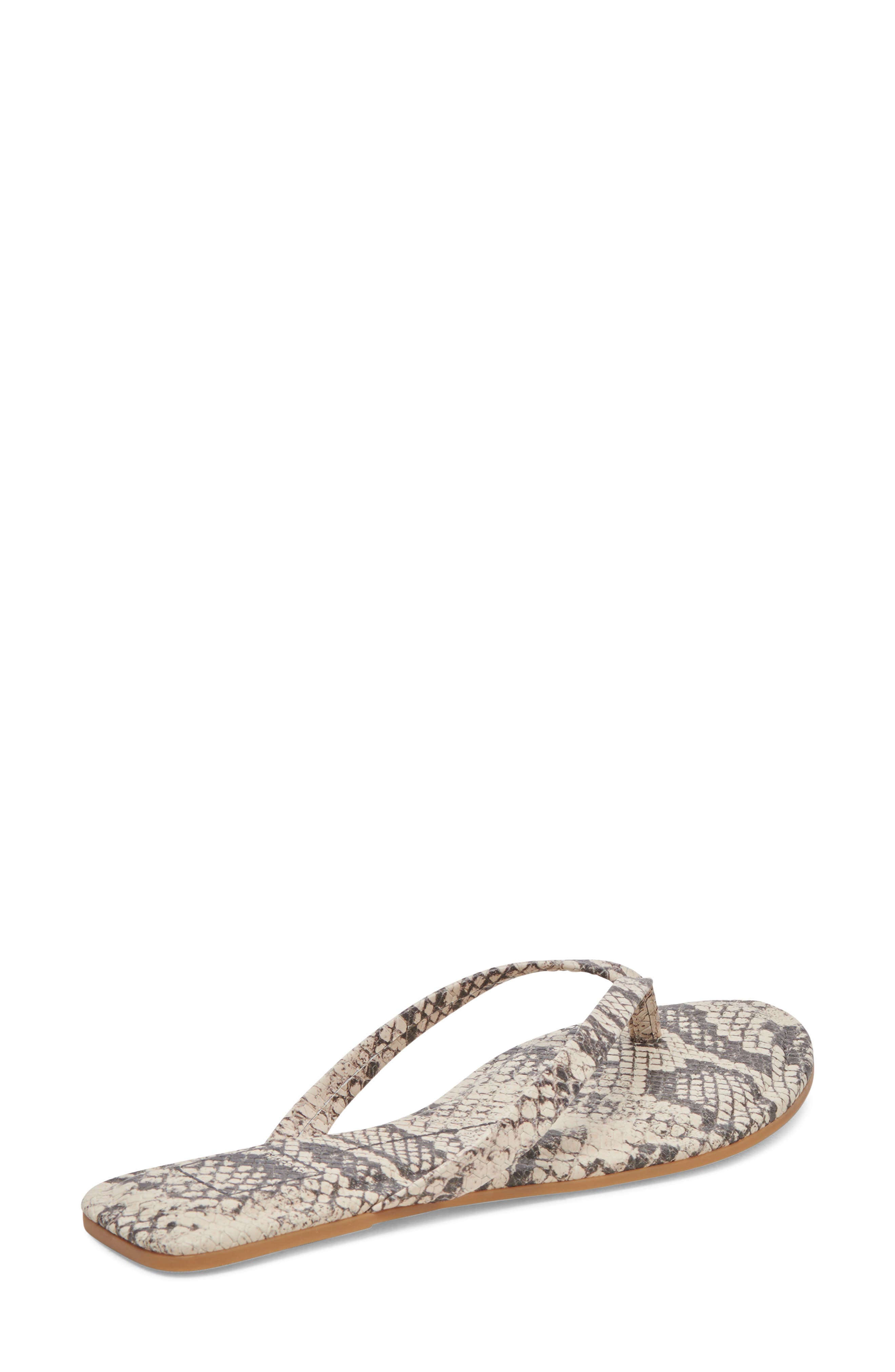 Dolce Vita Layney Flip Flop, Alternate, color, Black White