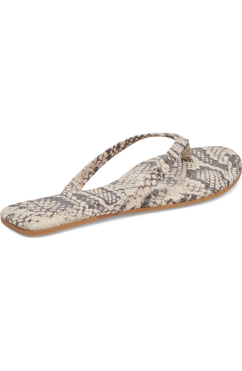 Dolce Vita Layney Flip Flop, Alternate, color, Black White