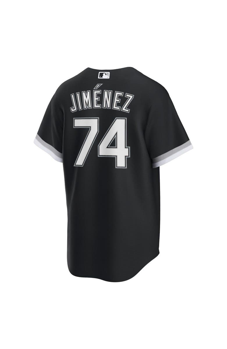 Nike Men's Nike Eloy Jimenez Black Chicago White Sox Alternate Replica Player Name Jersey, Alternate, color,