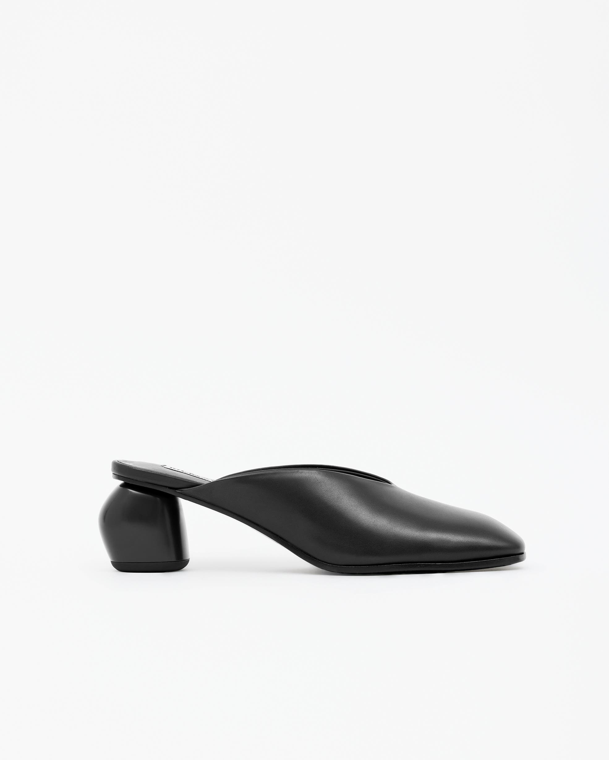 MI/MAI Junya High Heeled Clog Mules, Main, color, Black