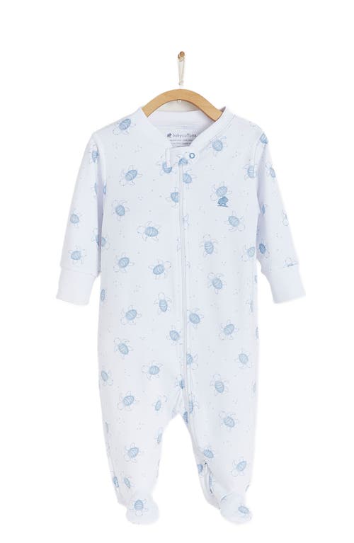 Babycottons Turtles Zip Footed Pajama