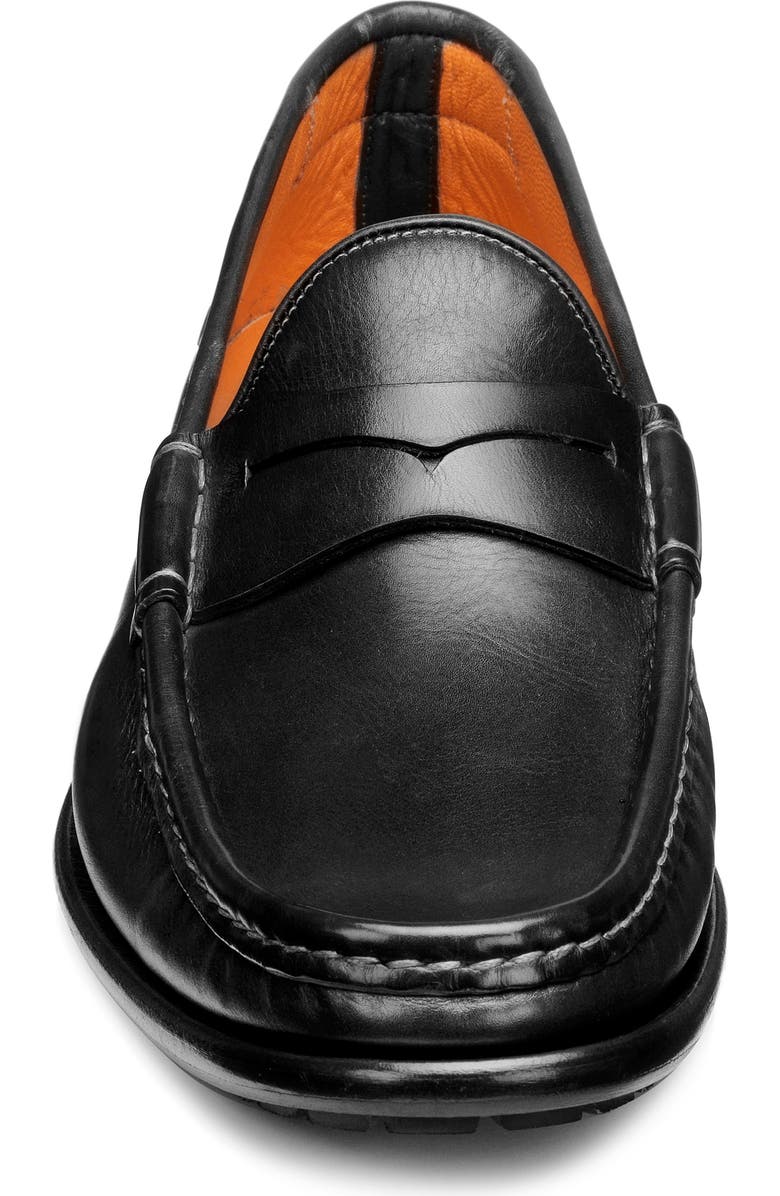 Santoni Ascott Penny Loafer, Alternate, color, Black
