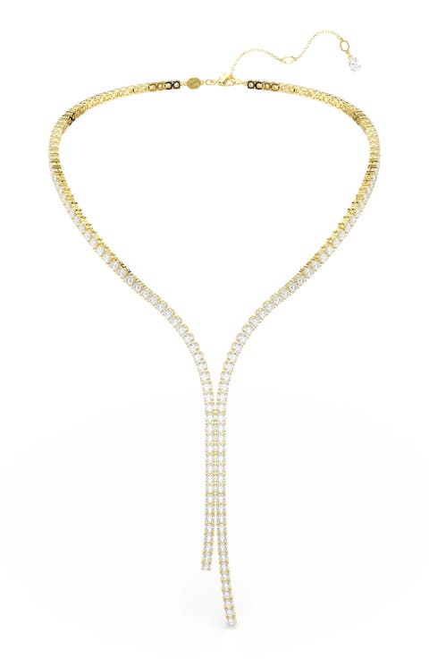 Matrix Cubic Zirconia Y Necklace