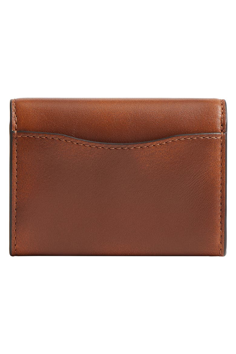 Essential Leather Card Holder, Alternate, color, BROWN