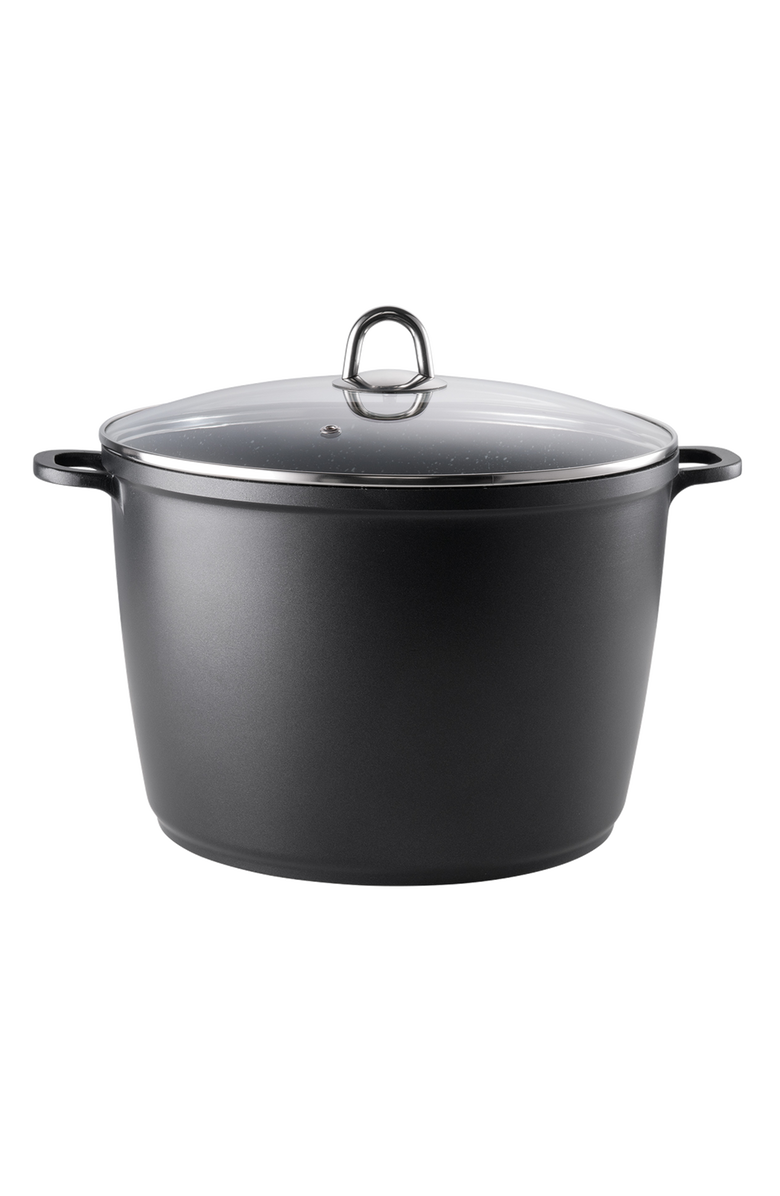 Cuisine::pro<sup>®</sup> GRANITE Stockpot with Lid 11.4 Qt., Main, color, Black
