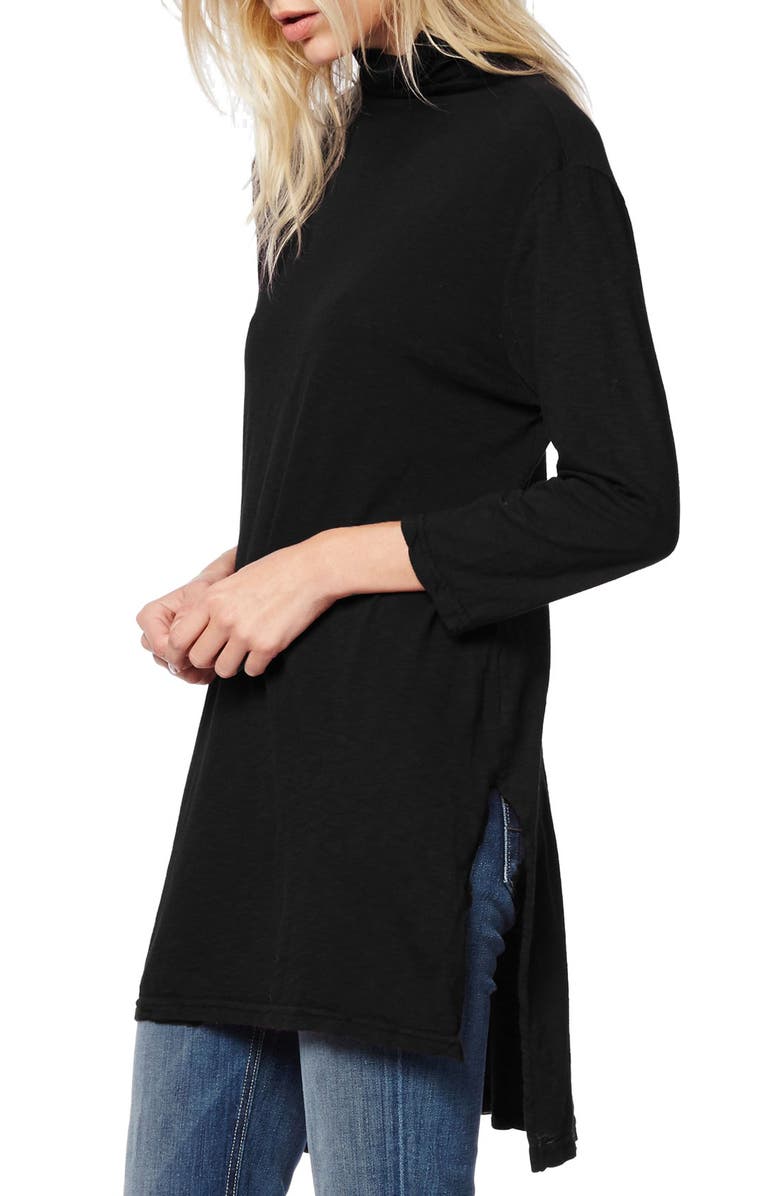 Michael Stars Mock Neck Supima<sup>®</sup> Cotton Tunic, Alternate, color,