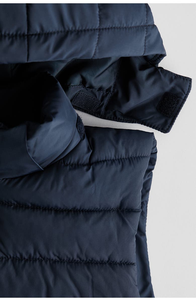 H&M Puffer Gilet, Alternate, color, Navy Blue