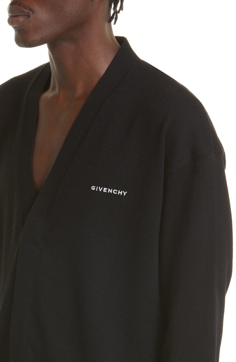 Givenchy Disney x Givenchy '101 Dalmatians' Embroidered 4G Wool Cardigan, Alternate, color,