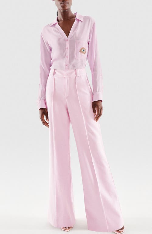 As By Df Evil Eye Blouse In Cherry Blossom