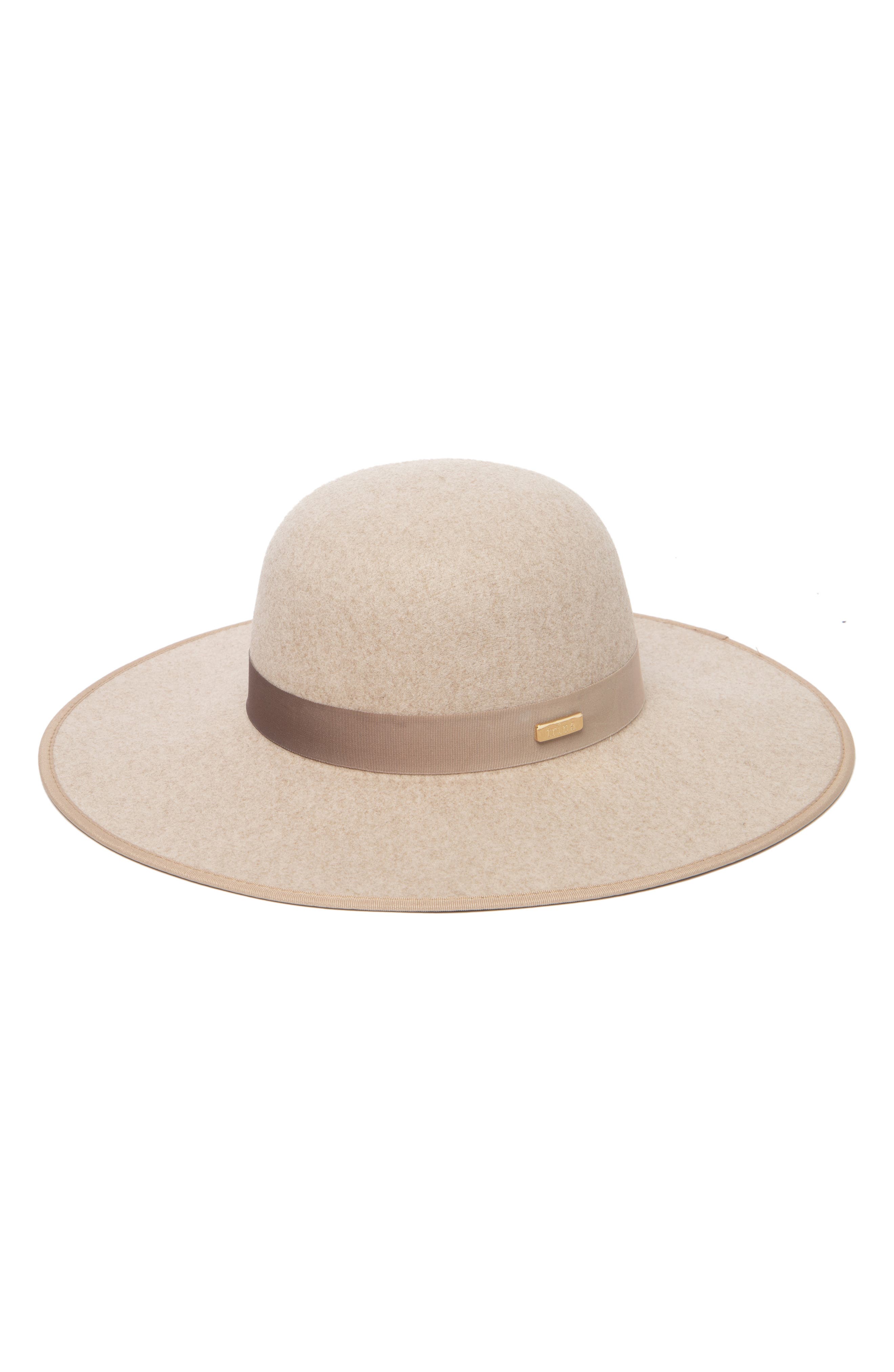 Trina Turk Faux Felt Hat