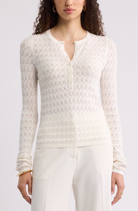Pointelle Henley