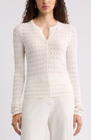 Nordstrom Pointelle Henley