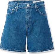 rag & bone Kaia High Waist Relaxed Fit Denim Shorts