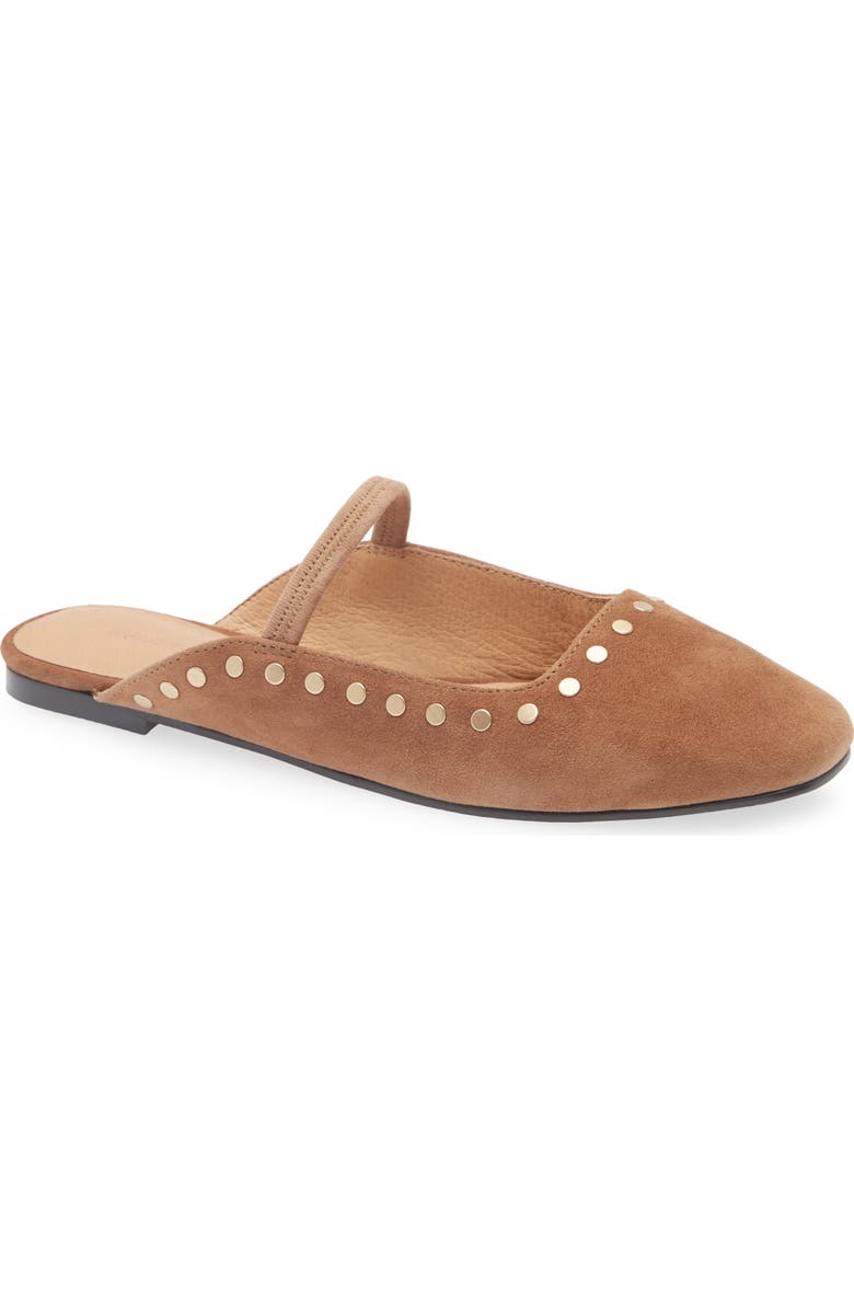 Madewell The Greta Ballet Flat Mule, Main, color, Aged Cognac