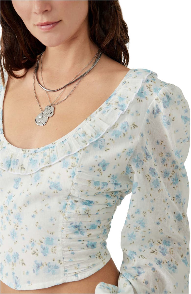 Free People Another Life Print Crop Top, Alternate, color, 
