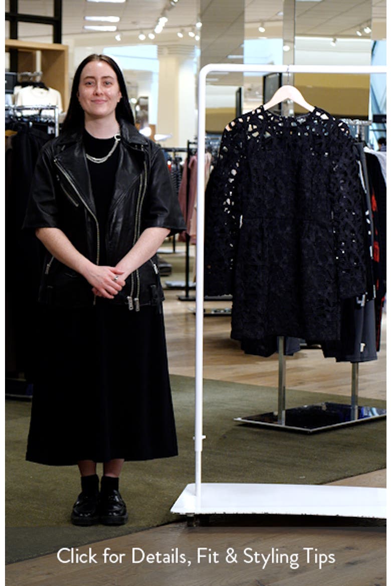 Floral Lace Long Sleeve Minidress video