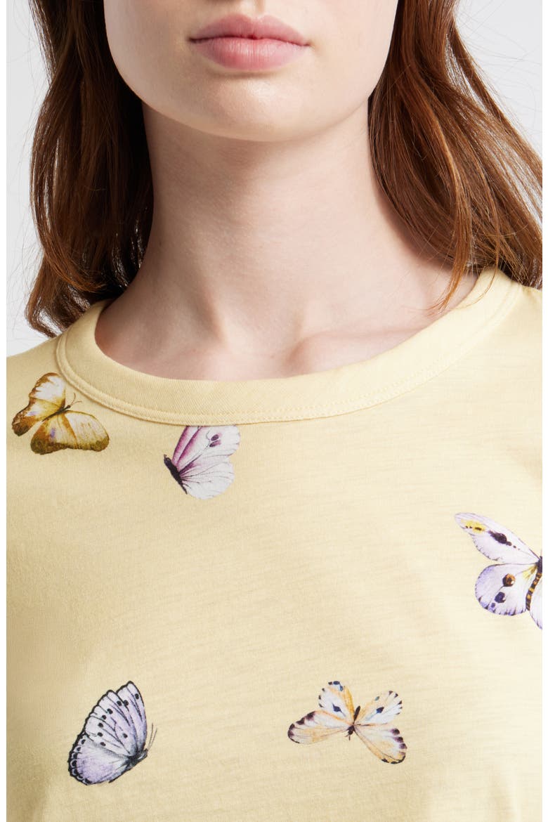 Tammy Butterfly Pima Cotton T-Shirt, Alternate, color, BUTTERFLY
