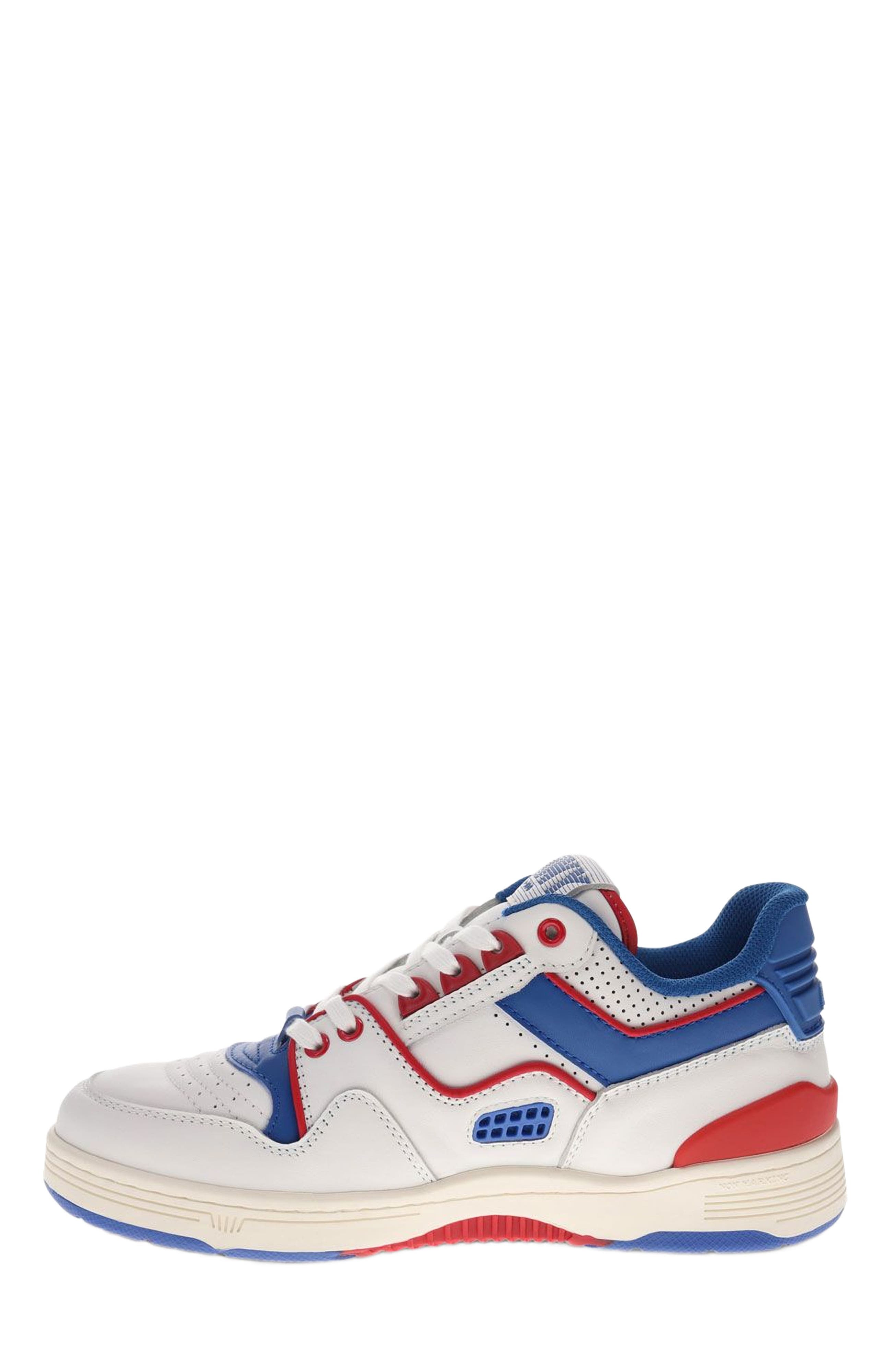 PONY M100 Low Archive Sneakers, Alternate, color, Snow White/Royal/Red