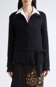 Dries Van Noten Toco Wool Blend Cardigan