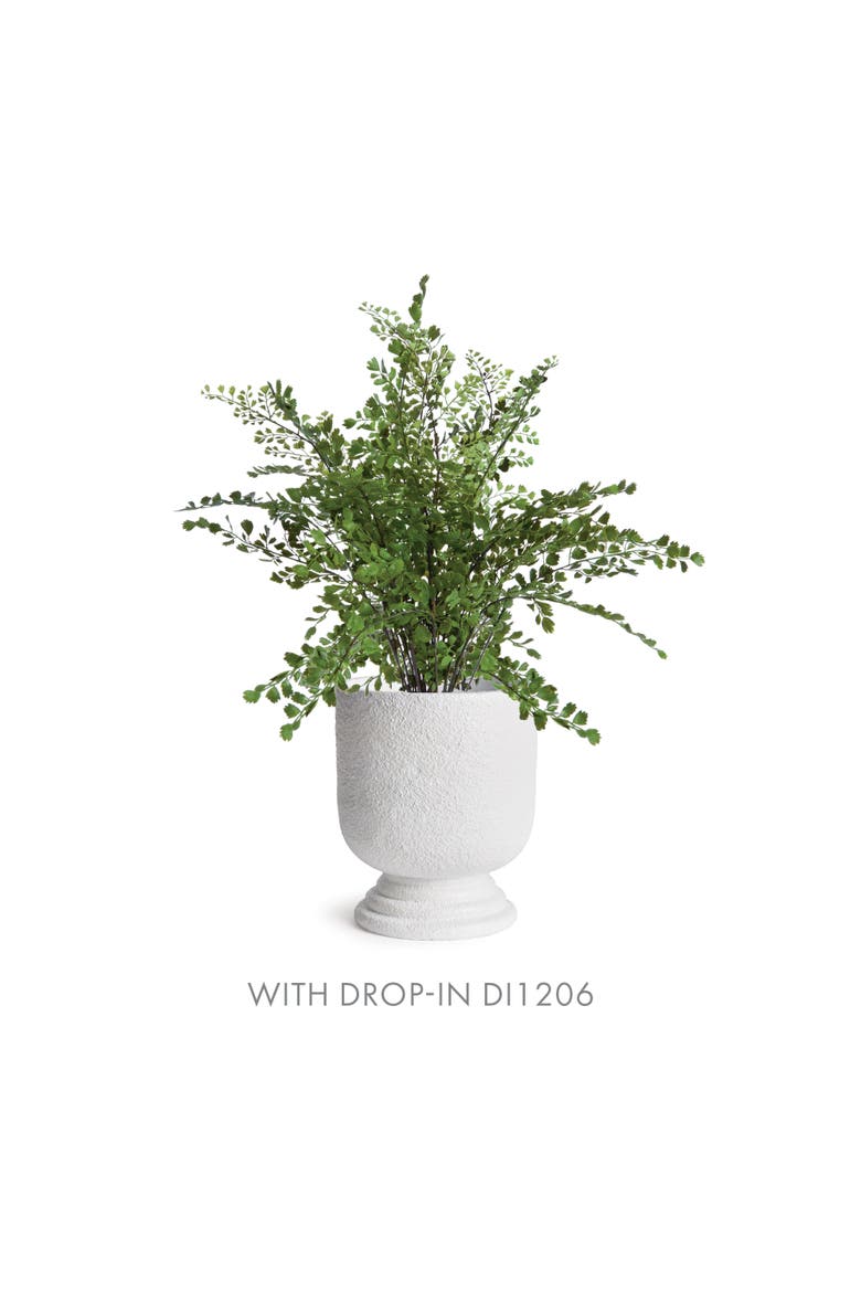 Isadora Footed Large Urn, Alternate, color, White