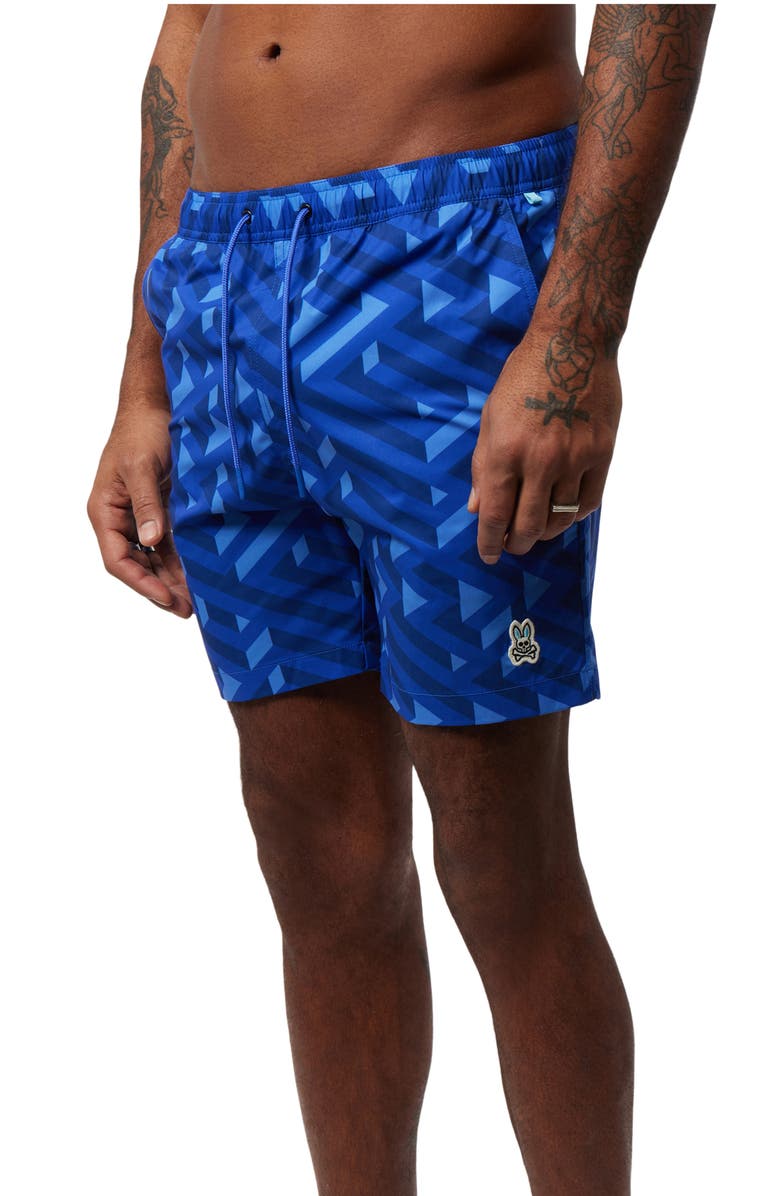 Psycho Bunny Pisani Swim Trunks, Alternate, color,