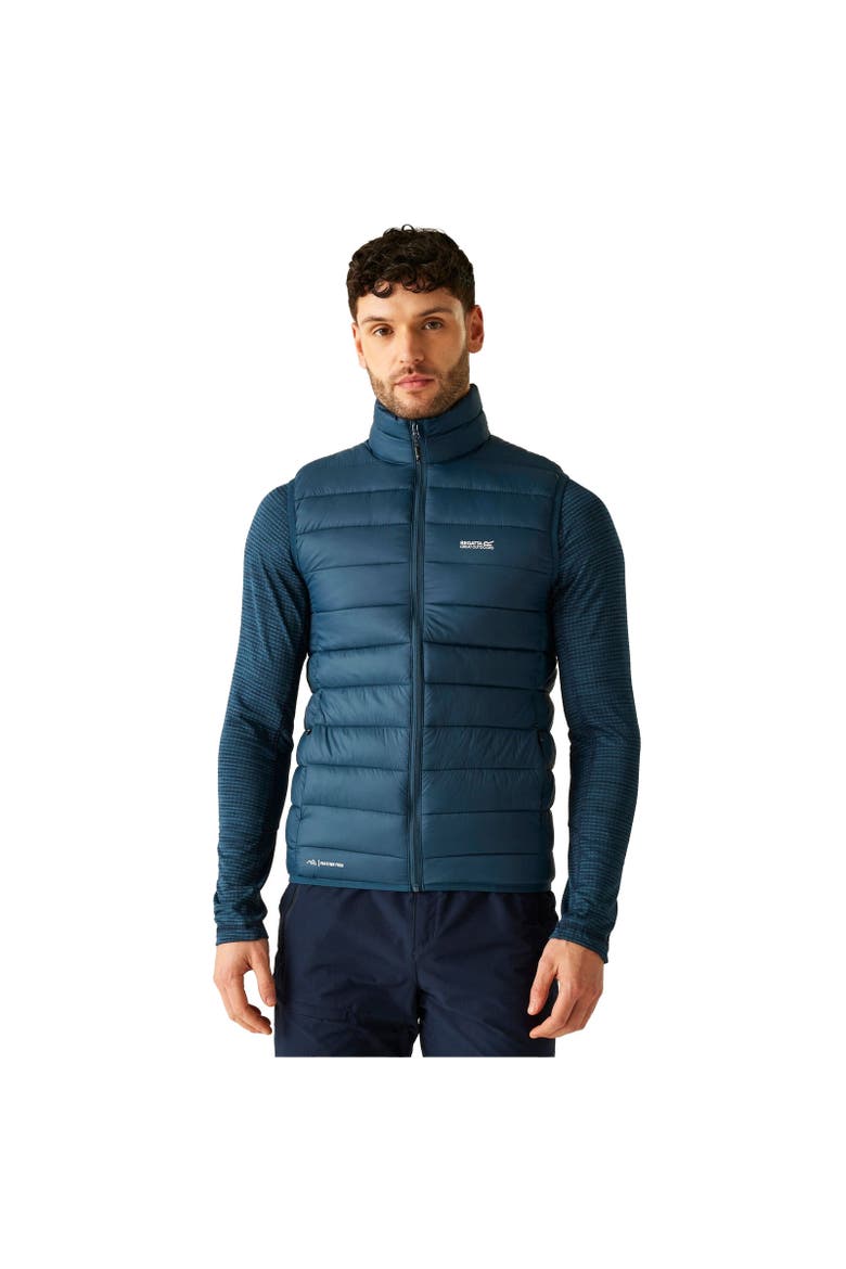 Marizion Quilted Vest, Alternate, color, Moonlight Denim
