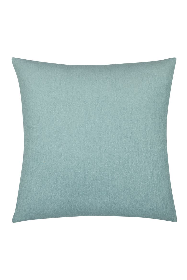 Hibiscus Mist Rope Hand Appliqued Indoor & Outdoor Woven Accent Pillow, Alternate, color, Mist