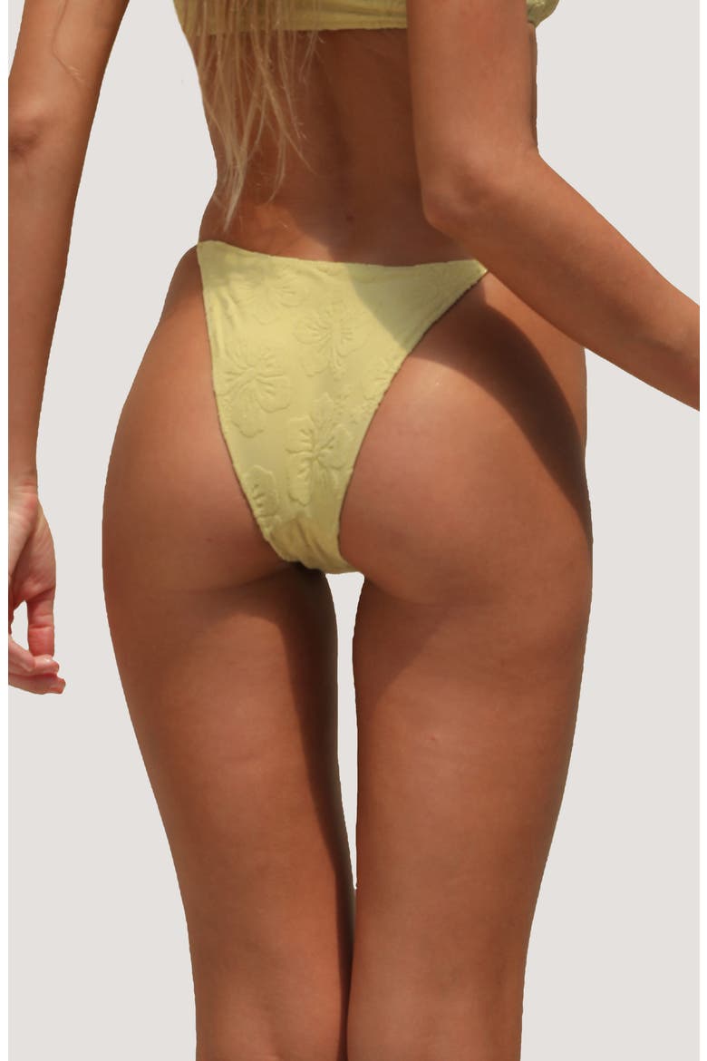 Palma Side Tie Swim Bottoms, Alternate, color, SOFT SAGE HIBISCUS TOWELING