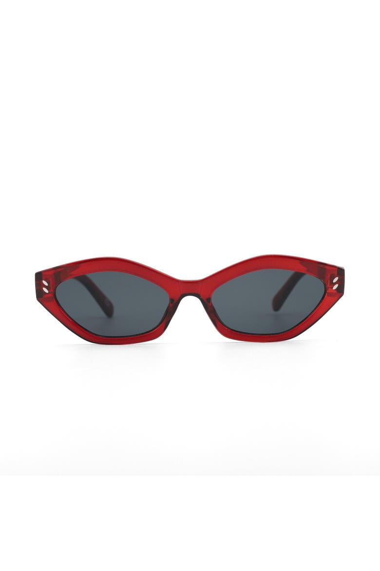 Milk Sunglasses, Main, color, Blood Red