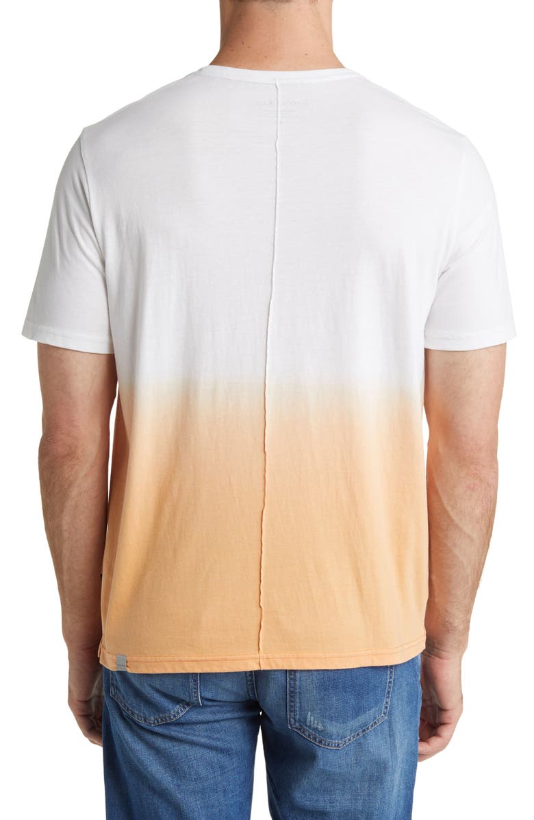 Stone Rose Dip Dye Pocket T-Shirt, Alternate, color, Papaya